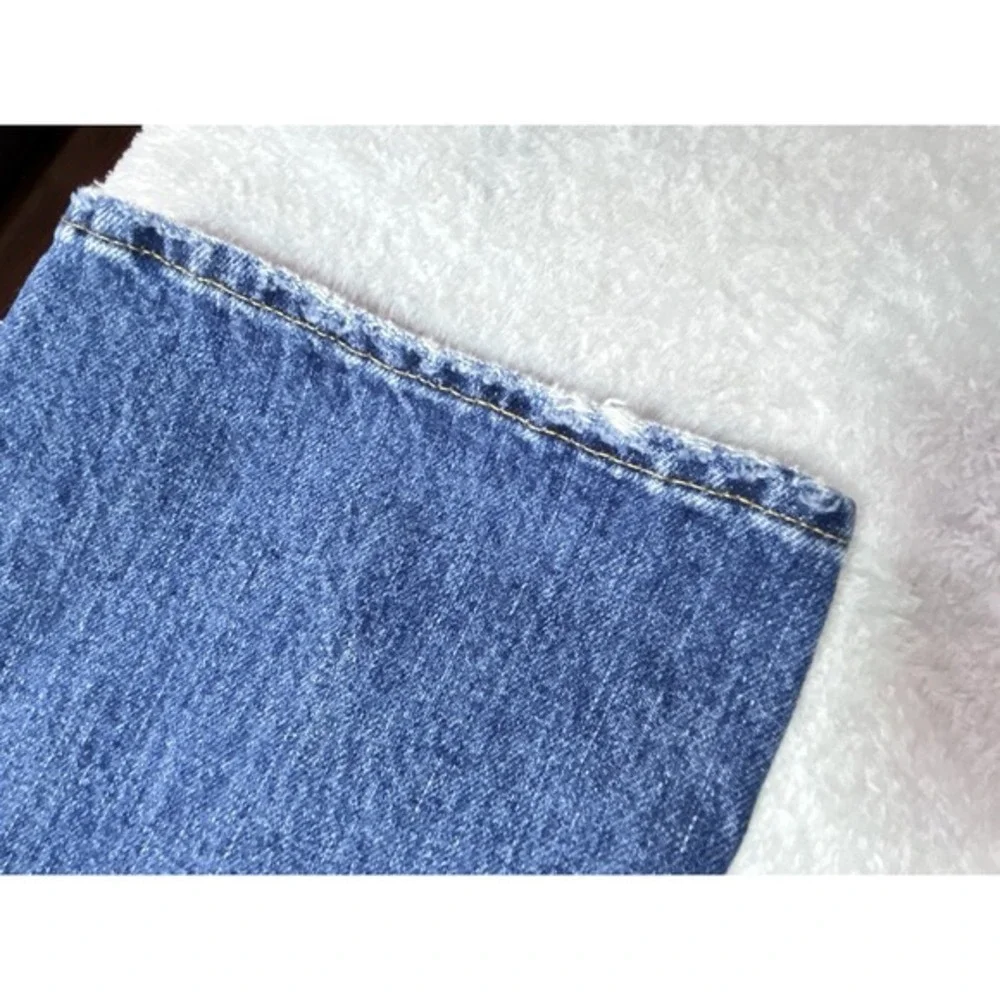 Vtg polo ralph lauren authentic dungarees blue jeans‎ 36x30 Distressed Med Wash